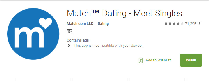 Match Android app icon image for international dating site review